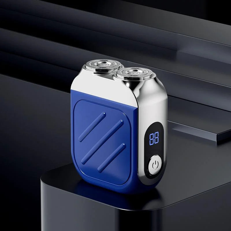 “R-21 Waterproof Electric Razor – Dual Head, Compact & Powerful”