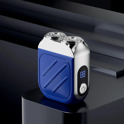“R-21 Waterproof Electric Razor – Dual Head, Compact & Powerful”